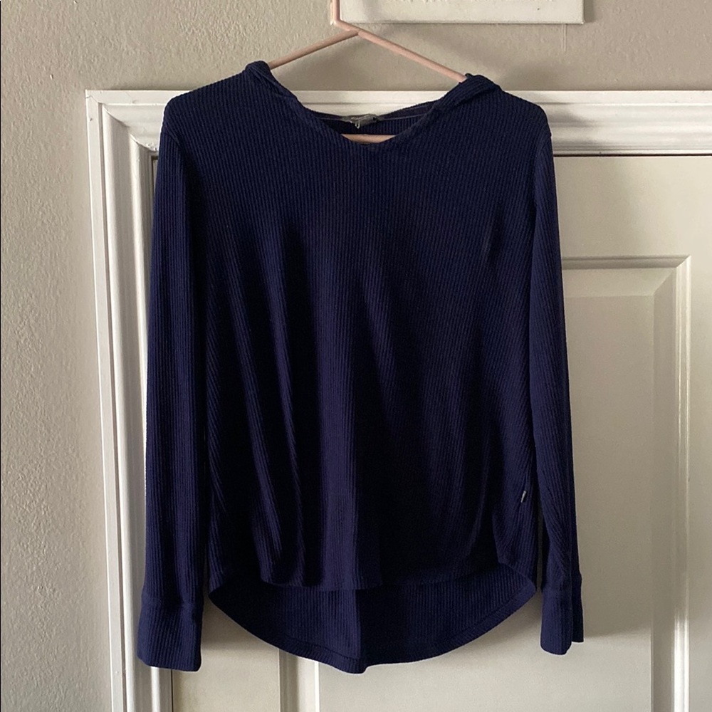Eddie Bauer Deep Blue Hoodie Sweatshirt